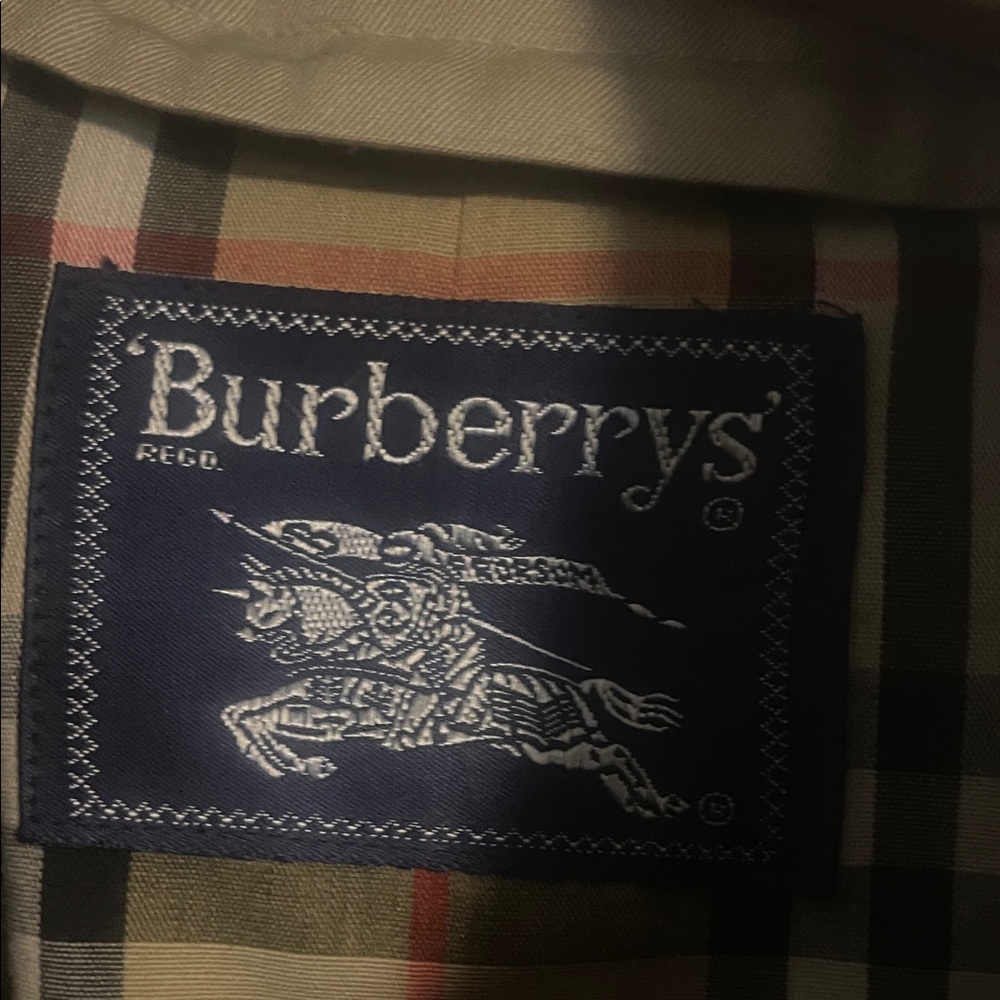 Burberry Men's Beige Trench Coat